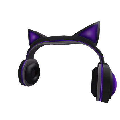 Catalog Purple Cat Ears Headphones Roblox Wikia Fandom - how to get free headphones in roblox 2019