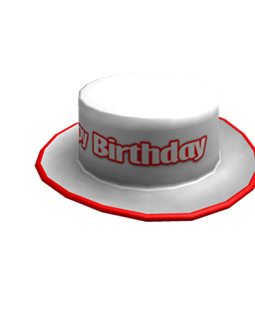 Catalog Wide Brimmed Happy Birthday Hat Roblox Wikia Fandom - roblox birthday hat get robux us