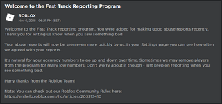 Report Abuse Roblox Wiki Fandom - roblox reporting doesnt work