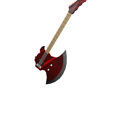 Catalog Red Back Axe Roblox Wikia Fandom - roblox axe guitar