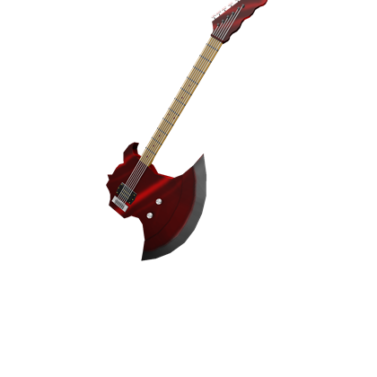 Catalog Red Back Axe Roblox Wikia Fandom - guitar roblox catalog