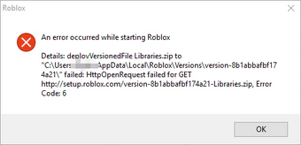 Error Roblox Wikia Fandom - roblox error code 279