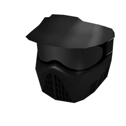 Catalog Black Paintball Mask Roblox Wikia Fandom - face mask in black roblox