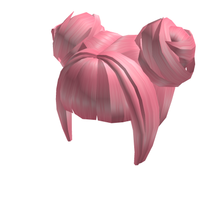Bubblegum Pink Harajuku Buns Roblox Wiki Fandom - cotton candy pink hair extensions roblox