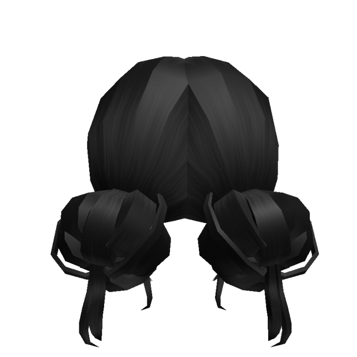 Double Low Messy Buns In Black Roblox Wiki Fandom - black buns roblox id