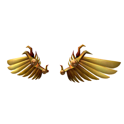 Catalog Heroic Golden Wings Roblox Wikia Fandom - free roblox back accessories
