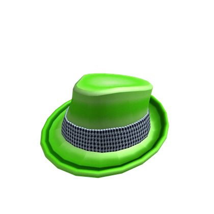 Neon green fedora hat Clearance