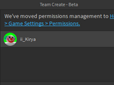 Team Create