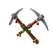 Festive pickaxe