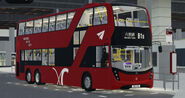 紫荊巴士派出旗下Crosslink之Enviro500 MMC 12.8米普通版 (XA1112) 行走B1S線