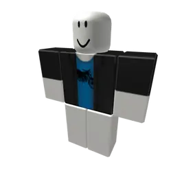 Blue and Black Motorcycle Shirt