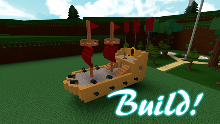 MELHORES BARCOS NO CONSTRUA UM BARCO POR TESOURO NO ROBLOX - Build