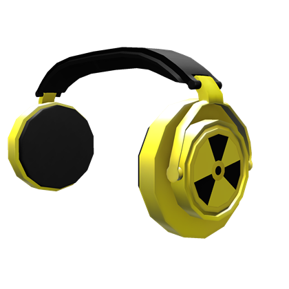 Catalog Fallout Hazard Headphones Roblox Wikia Fandom - roblox yellow headphones