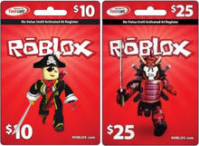 Gift Card Roblox Wiki Fandom - roblox robux game card