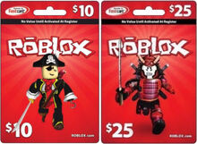 Gift Card Roblox Wiki Fandom - robux giftcard 10 dollars