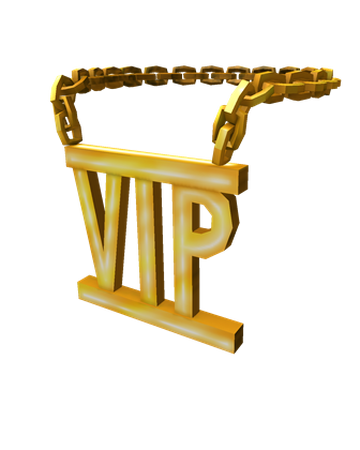 Catalog Golden Vip Necklace Roblox Wikia Fandom - roblox gold vip logo