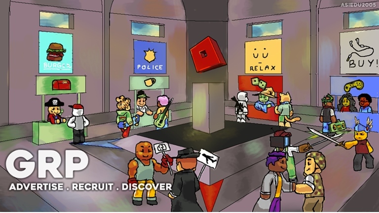 Group Recruiting Plaza Roblox Wiki Fandom - roblox poster id codes the plaza