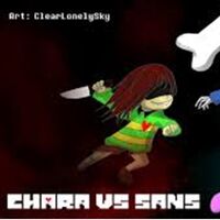 Community Mr Supernoob Undertale Sans V Chara Back Roblox Wikia Fandom - chara in roblox