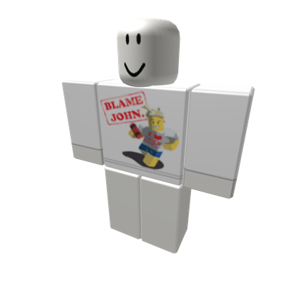 PC / Computer - Roblox - Protest Sign: Blame John - The Textures