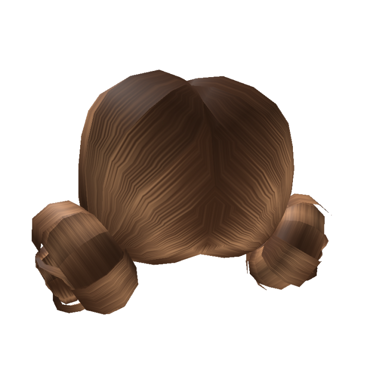 Double Buns In Brown Roblox Wiki Fandom - roblox hair bun