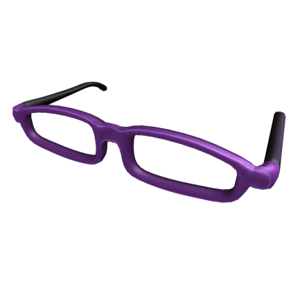 Purple Thick Rimmed Glasses Roblox Wiki Fandom - purple glasses roblox