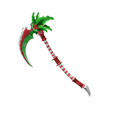 Catalog Christmas Scythe Roblox Wikia Fandom - scythe roblox back accessories