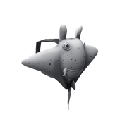 Grey Manta Ray Backpack