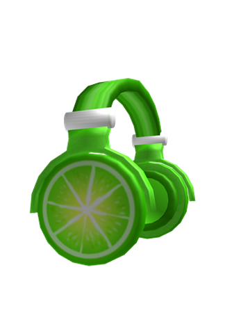 Lime Slice Headphones Roblox Wiki Fandom - roblox audio not coming through headphones