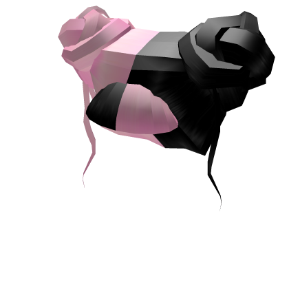 Catalog Split Black Pink Buns Roblox Wikia Fandom - black pink logo black roblox