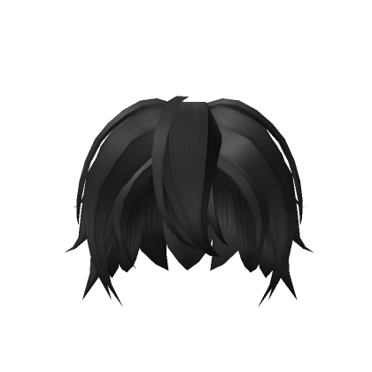 White Anime Hair - Roblox  Anime hair, Black hair roblox, Messy wavy hair