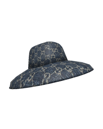 Gucci Denim Wide Brim Hat Roblox Wiki Fandom - roblox denim texture png