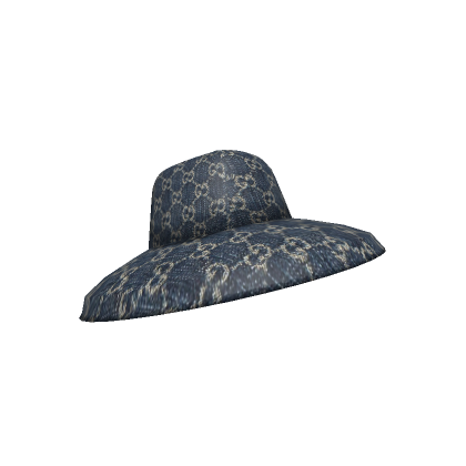 Gucci Denim Wide Brim Hat Roblox Wiki Fandom - how to make a roblox hat and sell it