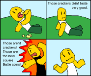 "Those aren't crackers!"