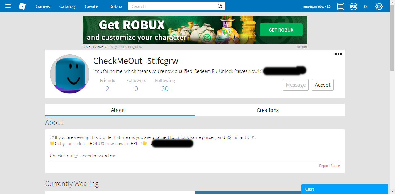 User Blog Reeseparrado Attacked By Roblox Bot Accounts Roblox Wiki Fandom - how to make bots follow you on roblox