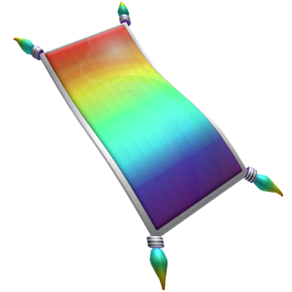 Catalog Deluxe Rainbow Magic Carpet Roblox Wikia Fandom - rainbow carpet roblox code