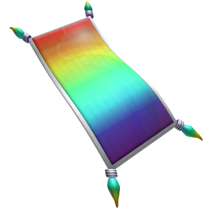 Catalog Deluxe Rainbow Magic Carpet Roblox Wikia Fandom - pc computer roblox rainbow magic carpet the models