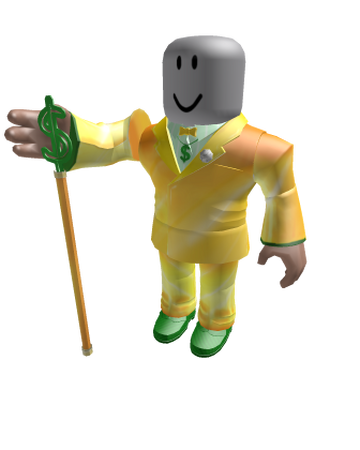 Golden Suit Of Bling Squared Roblox Wikia Fandom - rich images of roblox characters