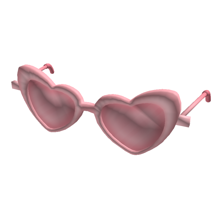 Pink Heart Glasses Roblox Wiki Fandom - heart glasses roblox