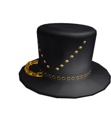 shiny black top hat roblox