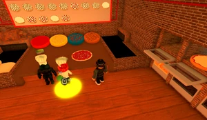 O trabalho de cozinheiro.