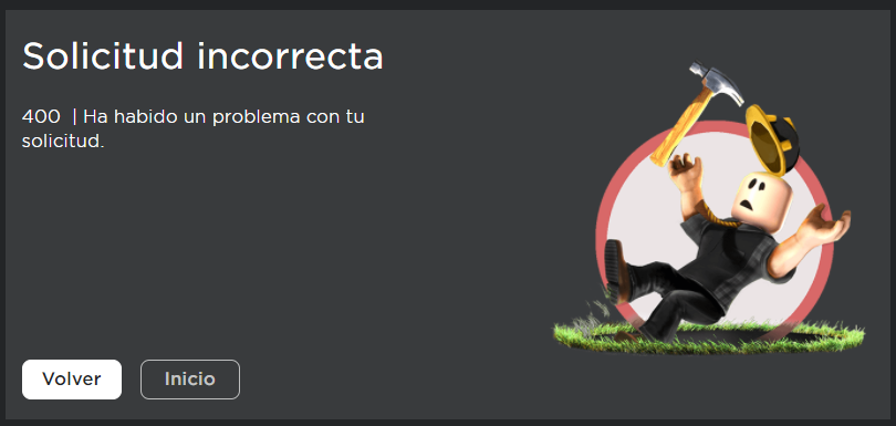 Problema con Roblox - ¡Parece que algo no funciona bien! Gracias