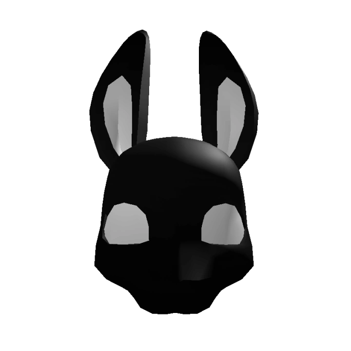 Black Haunted Rabbit Mask Roblox Wiki Fandom