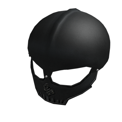 Catalog Black Skull Helmet Roblox Wikia Fandom - black space helmet roblox