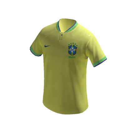 Brazil 2022 Home Kit Fifa World Cup 2022 Qatar Roblox Street Soccer T Shirt  em 2023