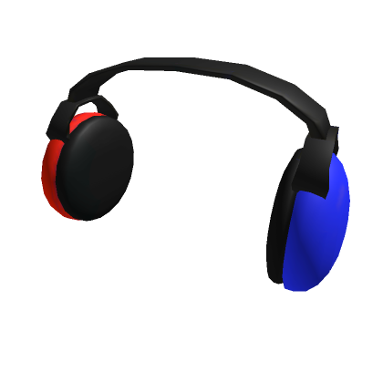 Roblox 3D Boy Head With Red Headphones PNG Images & PSDs for