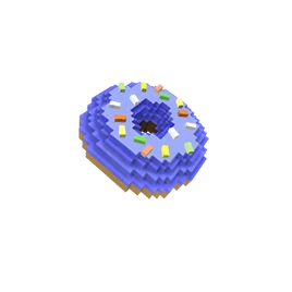 8-Bit Blueberry Doughnut Hat