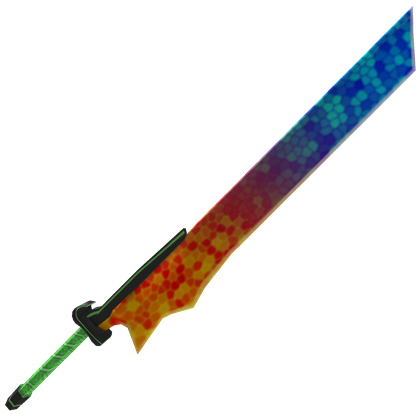 Catalog Omega Rainbow Sword Roblox Wikia Fandom - rainbow omegas wooden sword roblox