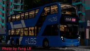 曉麗巴士的Enviro500 MMC行走53M線並抵達天洪山邨