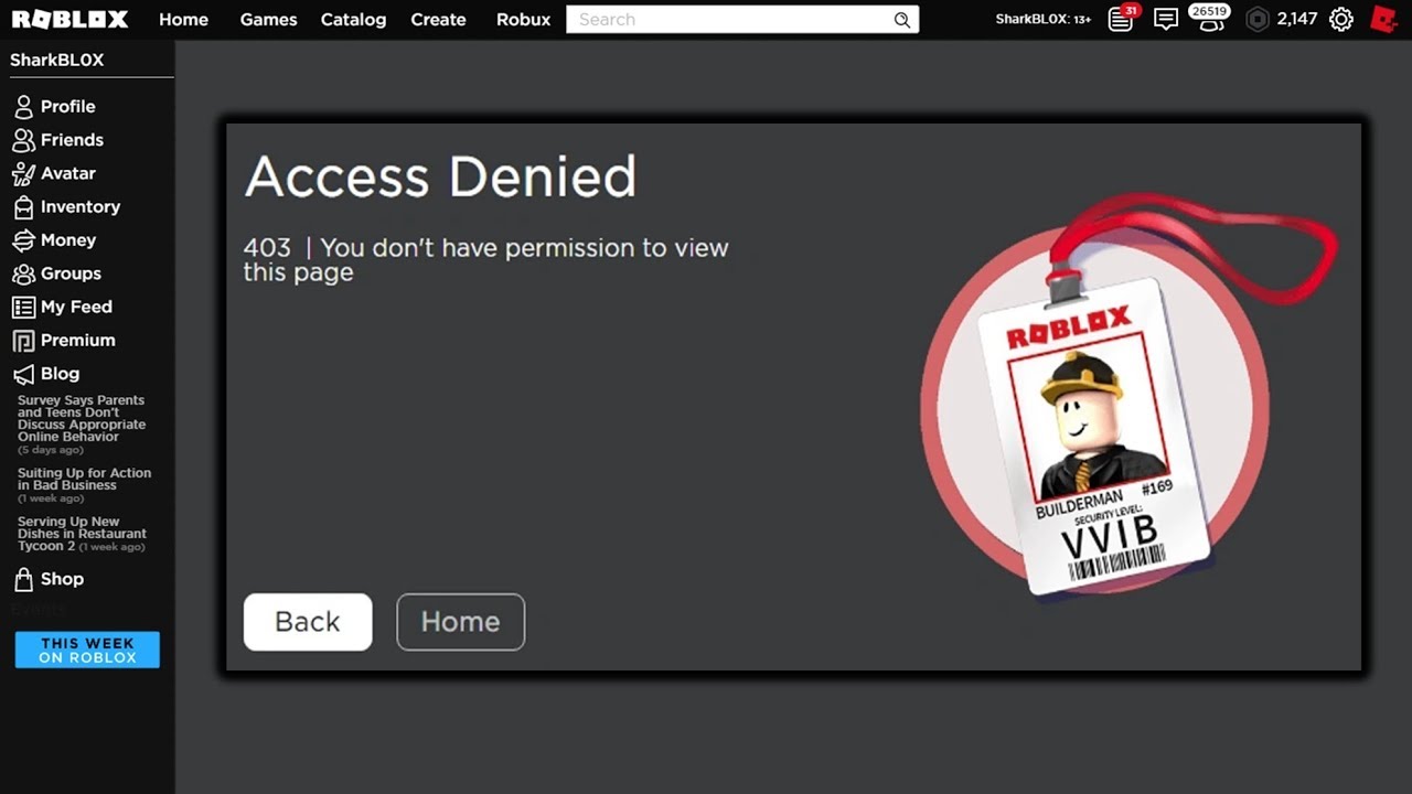 Category Blog Posts Roblox Wikia Fandom - access denied beta roblox