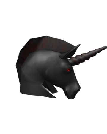 Catalog Black Unicorn Helm Roblox Wikia Fandom - unicorn avatar 3 roblox